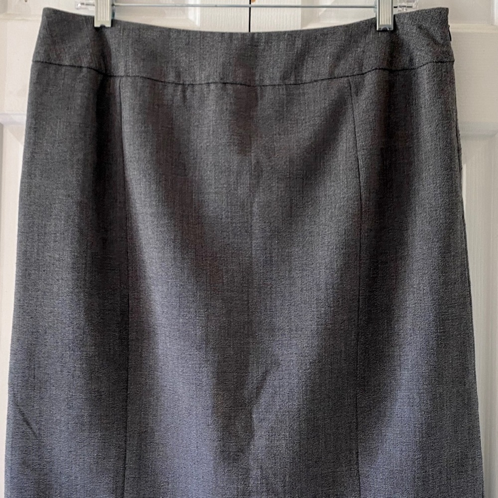 Kenneth Cole Womens Gray Office Pencil Skirt 10